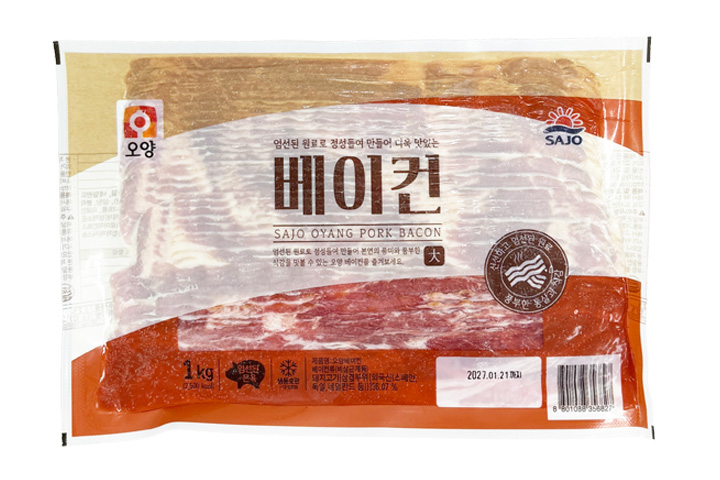 사조 베이컨 슬라이스(습식) 1KG